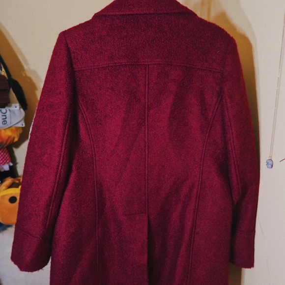 London Fog Burgundy Coat - Picture 2 of 3